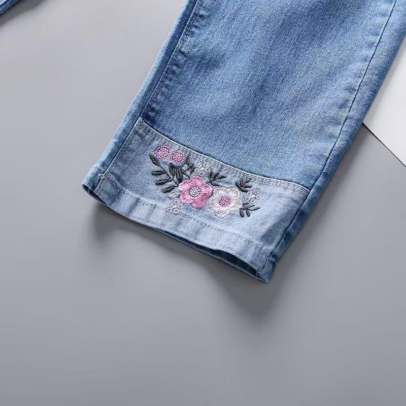 Модные джинсы клеш для девочек - Весенне-осенняя мода для детей