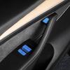 Для Tesla Model 3 Y 2021 2022 2023 2024 2025 алюминиевый сплав автомобиля внутренняя крышка переключателя стеклоподъемника кнопки отделка наклейки