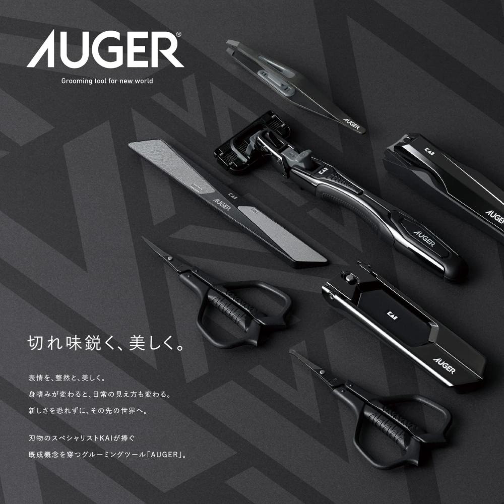 Kai Auger 5 Blade Razor Combo Pack With Holder + 6 Replacement Blades