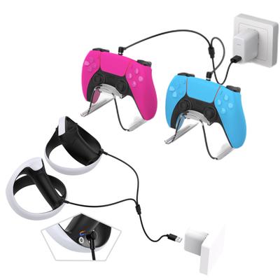 Для PSVR2 зарядный кабель Type-C зарядное устройство 2 в 1 USB Type-C зарядный кабель Магнитный зарядный кабель для контроллера PSVR2