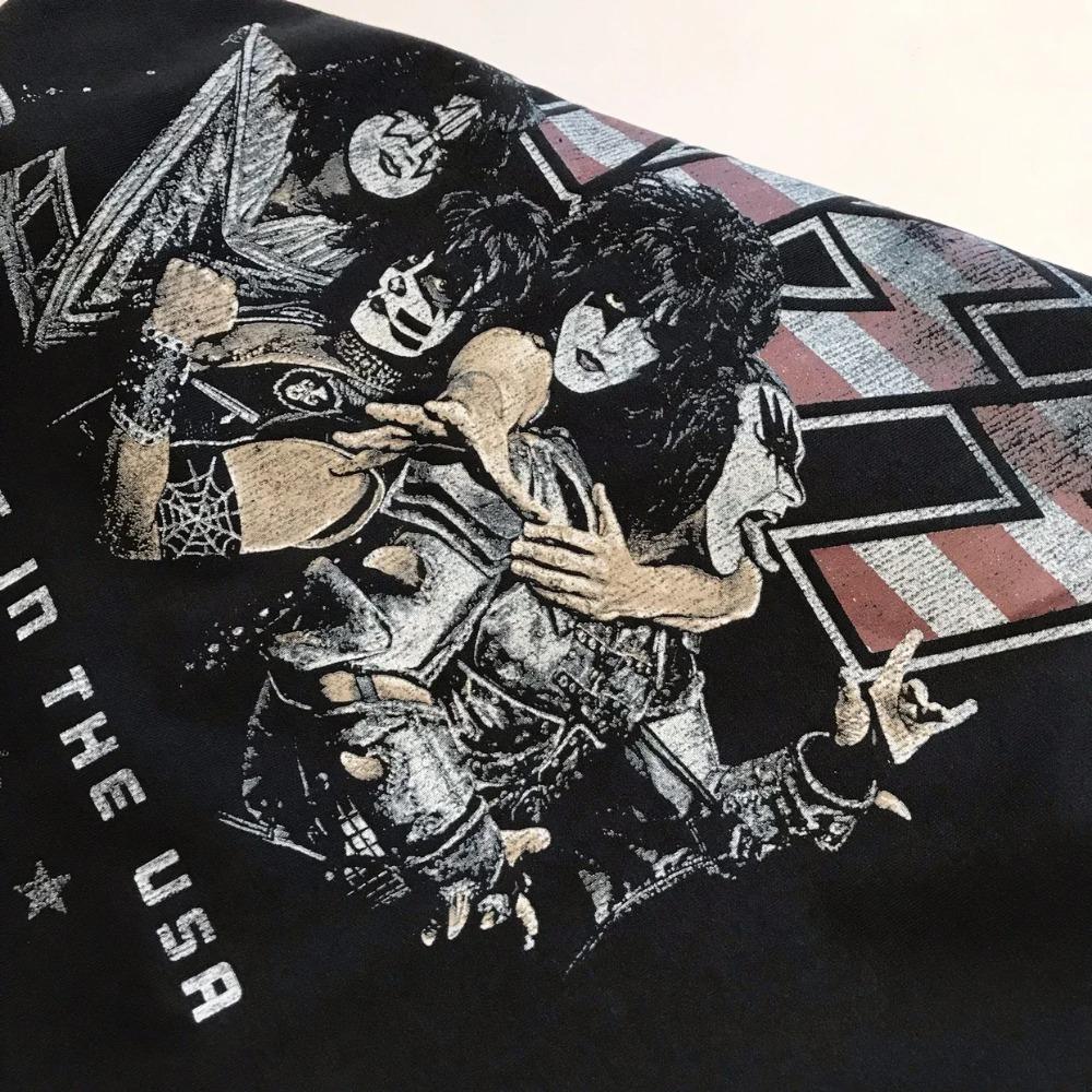 Metal Kiss Мужская одежда Модные летние футболки Уличная одежда 100% хлопок Свободные топы Дышащая футболка