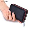 МодныйRFID-кошелек-гармошка из коровьей кожи с молнией для женщин и мужчин