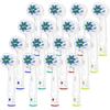 16pcs Trustnice Braun Oral B Electric Toothbrush Replacement Brush Multi-Action Brush EB50 Braun Oral B Compatible Brush Replacement Plaque Removal Ho