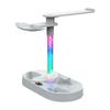 For PS VR2 Dual Controller Magnetic Charging Base With Indicator Light Charging Dock With RGB Light VR Headset Display Stand