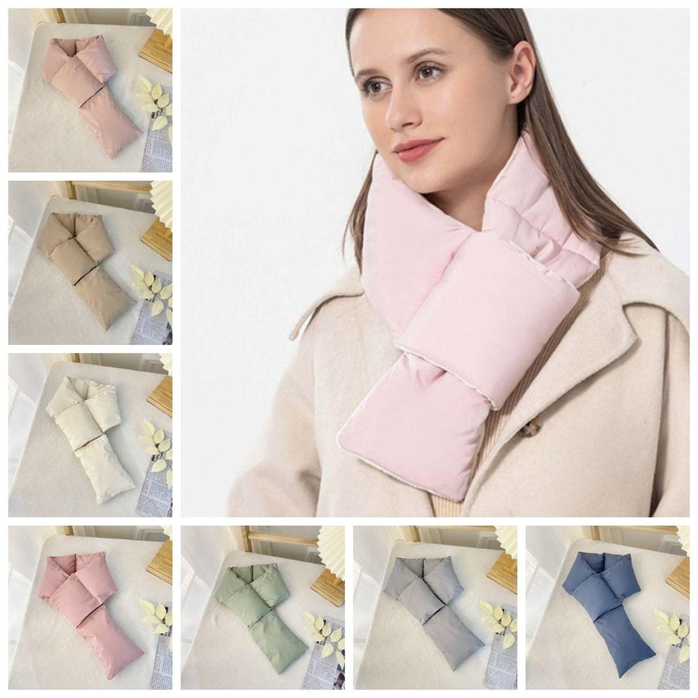 Warm Wrap Korean Style Scarf Apparel Accessories Autumn Winter Shawl Scarf Down Neck Scarf Outdoor