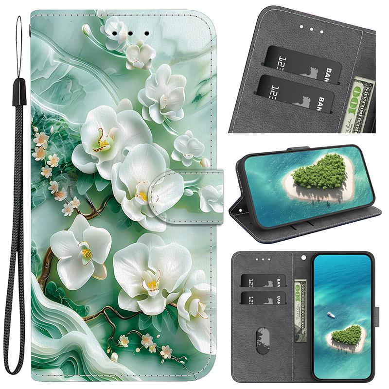 Чехол-книжка с подставкой для Honor Play 60 Plus 9T 5G 200 Smart 200 400 Lite 200 Pro 5G, чехол-кошелек с рисунком