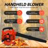 Gas Powered Leaf Blower 2-Stroke Engine 25.4CC 275.45CFM Air Volume 0.65L Oil Tank Handheld Blower