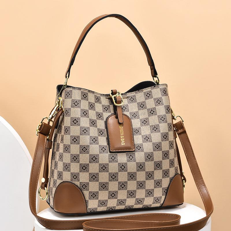 Women's Crossbody Bag, Bucket Bag, High-Quality Light Luxury Style Shoulder Bag, Handbag