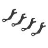 4PCS RC Helicopter Connecting Rod Set Plastic Replacement Parts Linkage Rods for Wltoys K124 K170