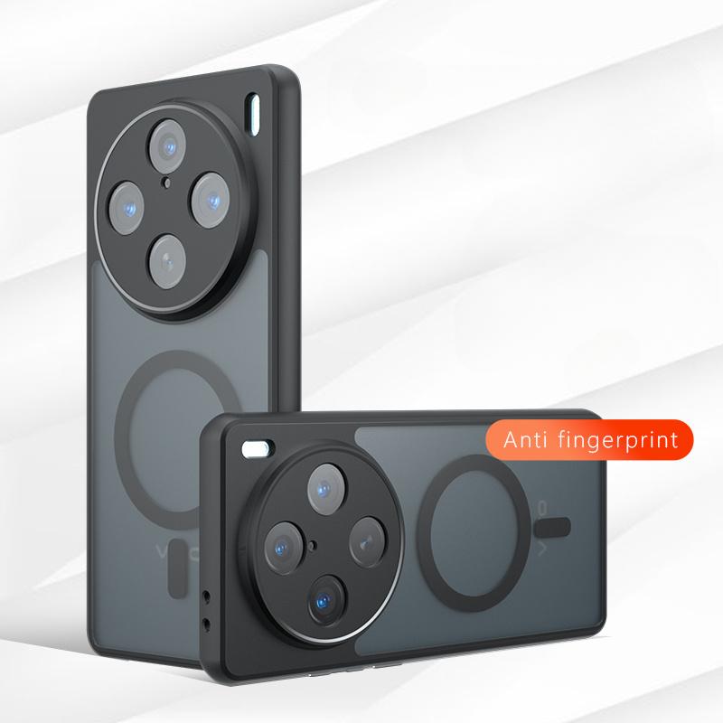 Для ударопрочного акрилового чехла для телефона Magsafe для VIVO X200 Pro Mini X100 S Pro Ultra Магнитный жесткий бампер Матовая крышка X200Pro X100S
