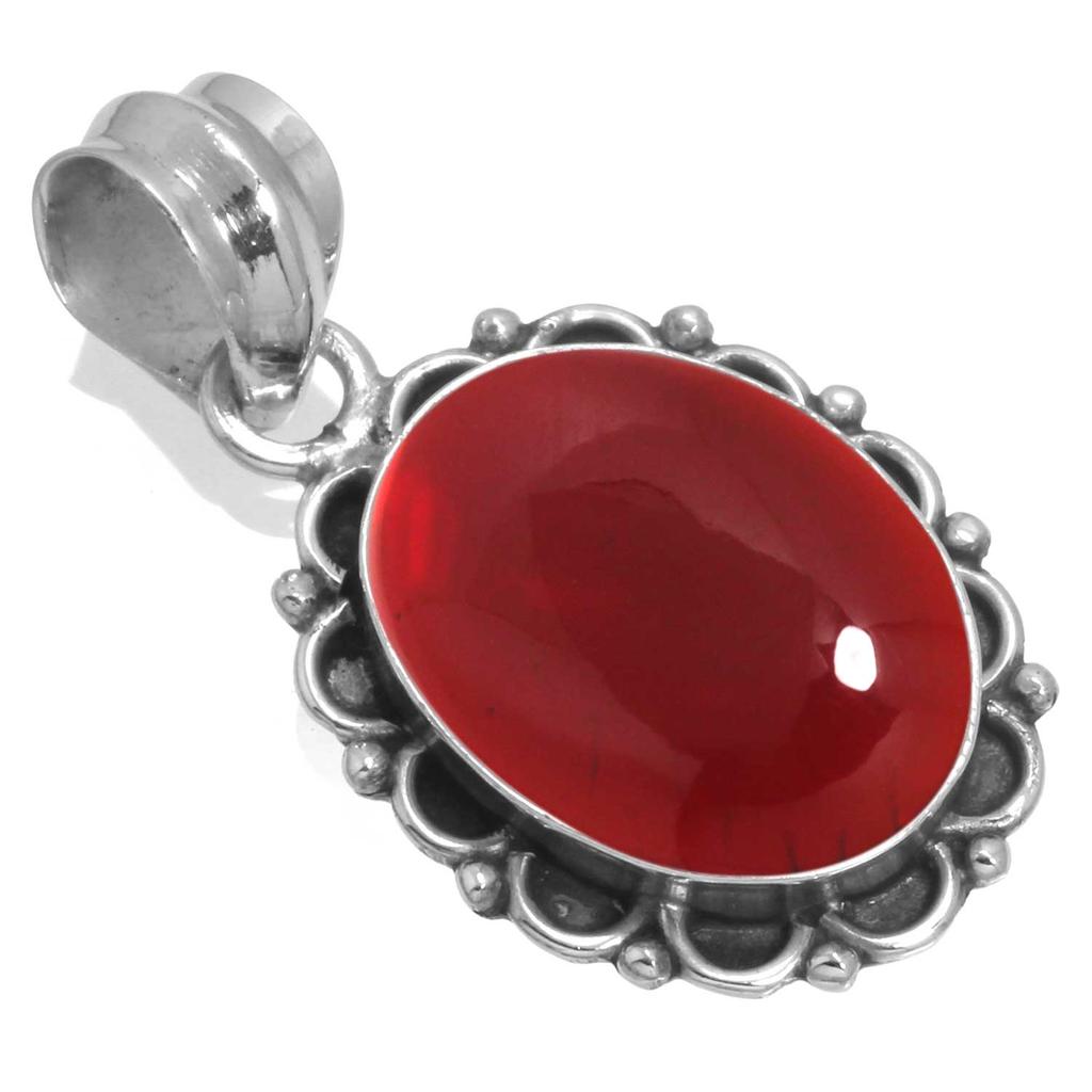 925 Sterling Silver Pendant Women Gemstone Handmade Jewelry Thanksgiving Gift Amber Amethyst Black Onyx Carnelian Garnet Quartz Green Onyx Gold Stone