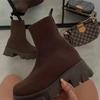 Women's Socks Boots Sports Boots Autumn/winter New Maximum  Mesh Cloth Breathable Platform Thick Sole Woman Boots2024