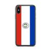 Coque iPhone - iPhone X - Drapeau Paraguay - Souple - Multicolore - Design Fin Et Léger