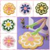 Cashmere Flower Shaped Carpet Anti-slip Rug Creative Floor Mat  Hoom Decor