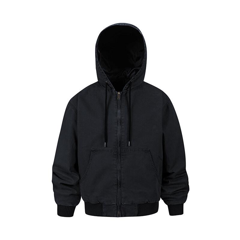 Весенне-осенняя ретро-кардиган куртка, свободная куртка с капюшоном, мужская толстовка