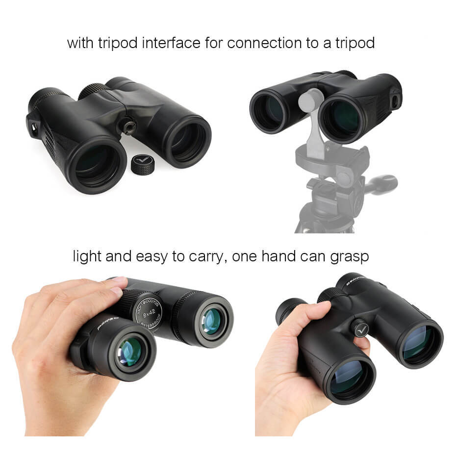 Бинокль SV47, профессиональный водонепроницаемый и защищенный от запотевания бинокль 8x32/8x42/10x42 для наблюдения за птицами