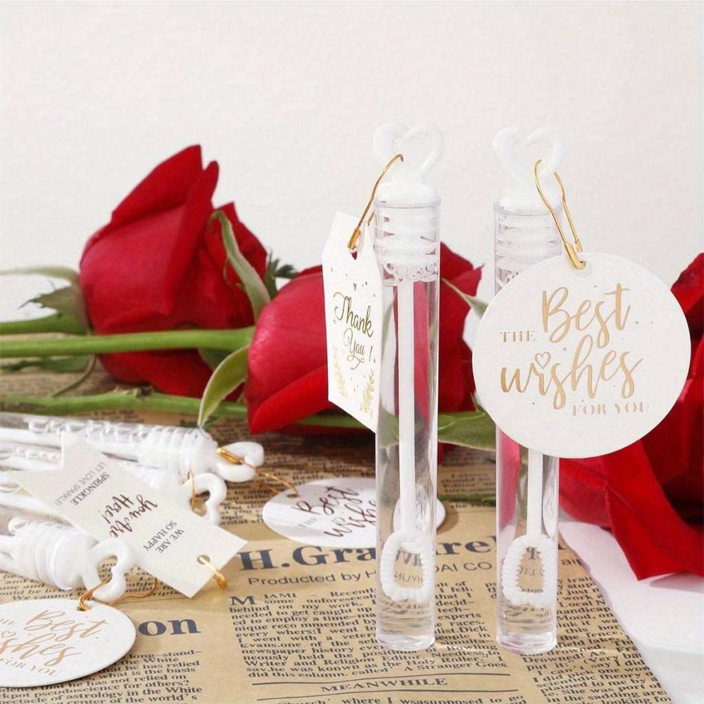 20 шт. Мини-пузырьковая палочка в форме белого сердца для вечеринки на свадьбу, помолвку, День святого Валентина, сладкий подарок для пары мальчиков и девочек (За исключением жидкостей)