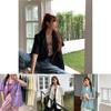 Chic Girl Korean High-quality Short-sleeve Suit Jacket Soft And Exquisite Fabric