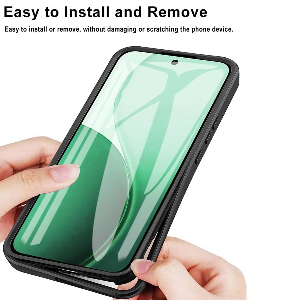 Для чехла Reno 14F 5G 360 Защита экрана для всего корпуса Прозрачные чехлы для OPPO Reno 14F 14 F Reno14F Ударопрочная крышка для телефона