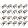20PCS Metal Pacifier Suspender Clips Suspender Snap for Clothes Decoration Project Craft20pcs