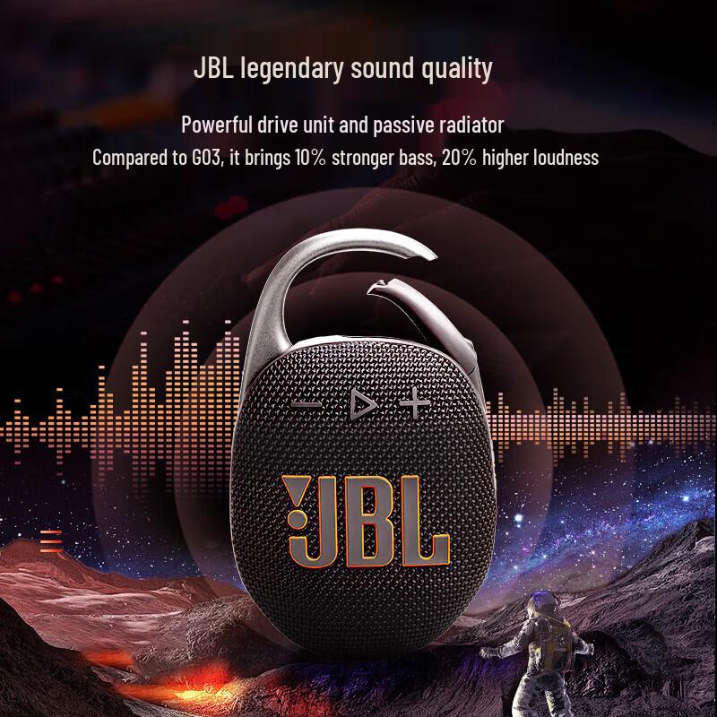 JBL Clip 5 Portable Bluetooth Speaker