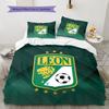 Club Leon Pattern Bedding,Quilt Set Quilt Cover Pillowcase Home Birthday Gift(1 * duvet cover + 2 * pillowcase, without core)