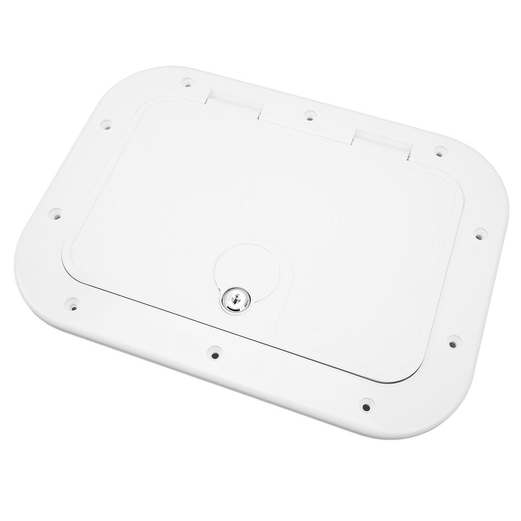 Люк доступа к палубе лодки с крышкой ABS Устойчивый к старению Ударопрочный Дверь отсека для дома на колесах Прицепа Яхты Кемпера Белый