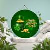 2D Flat 20cm Happy St.patrick's Day Hat Wooden Wall Hanging Decor - Car Balloon Universal Holiday Wooden Pendant, Home Decoration, Welcome Sign Party