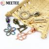 Meetee 5/10/20 шт. 5# Бегунок для молнии для нейлоновых молний Пластиковые спиральные молнии Головки бегунка Ремонтные наборы DIY Швейные аксессуары для одежды