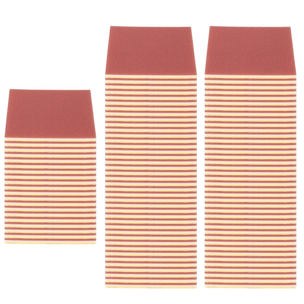 100PCS Sponge Sandpaper Block 2000 Grit Multifunctional Sandpaper Sponge Sanding Block for