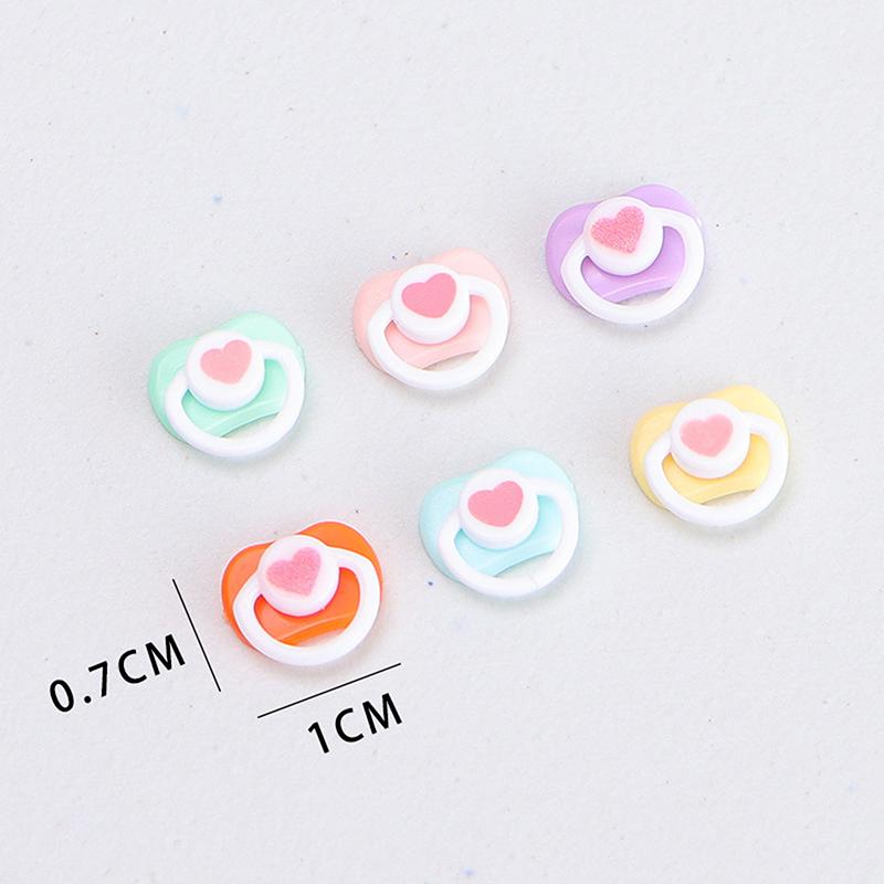5Pcs Lovely Mini Doll Pacifier Play House Supplies Dummy Nipples For Doll Baby Dolls Kids Toy Baby Pacifier Accessories
