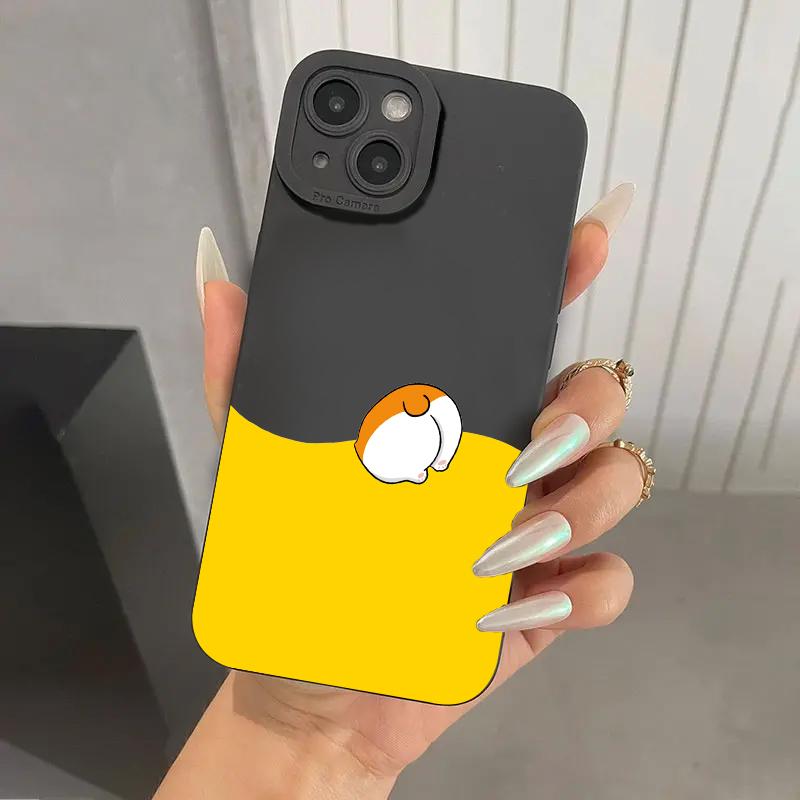 Силиконовый чехол для телефона с рисунком кошки для iPhone 16 15 14 13 12 11 Pro Max 14 15 16 Plus Mini XS XR X 8 7 SE 2020 Cover