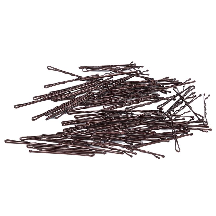 Аксессуары Минималистичные женские заколки из металла, 100 шт./компл., зажимы для девочек, волнистые невидимые заколки для волос