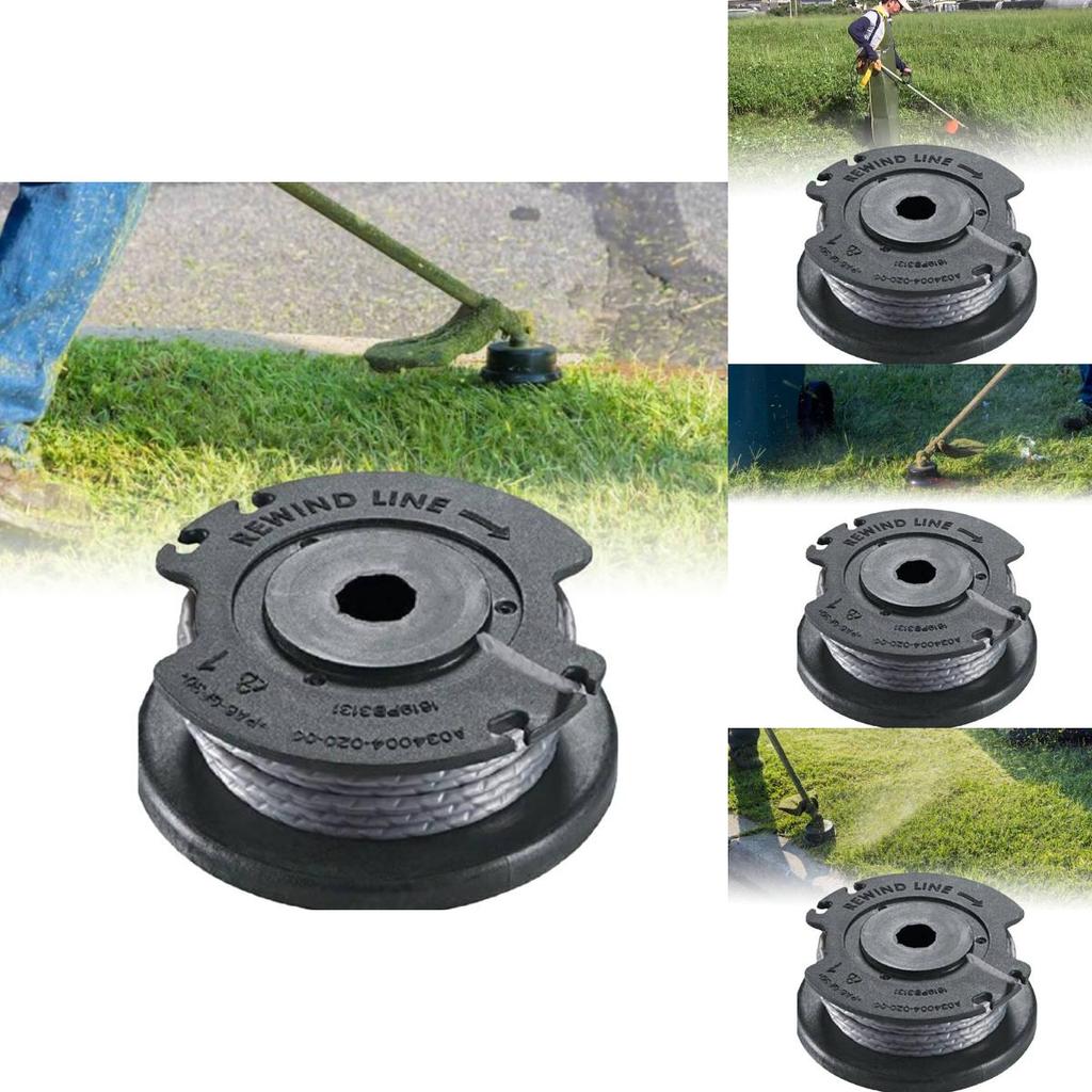 Прочная нейлоновая леска для триммера Greenworks, сменная катушка, сине-серая