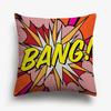 Американский ПОП-АРТ Подушка s BANG WOW BOOM POW Подушка Домашний Декоративный Льняной Наволочка для Дивана ДиванаA,