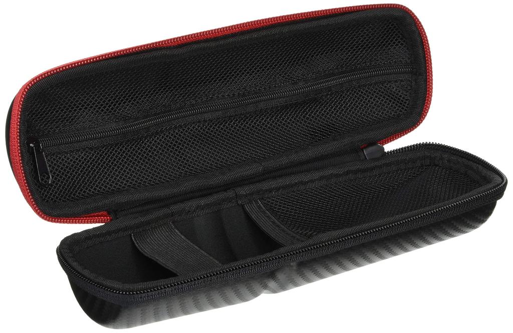 R250 Tool Slim Long Carbon Fiber (Arnigomaru) Case, Type, Handle/Red Zipper, R25-K-TOOLCASEG6