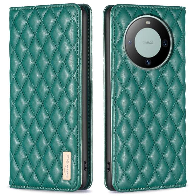 BF Style-16 для телефона Huawei Mate 60, кожаный чехол, держатель для карт, горизонтальная подставка