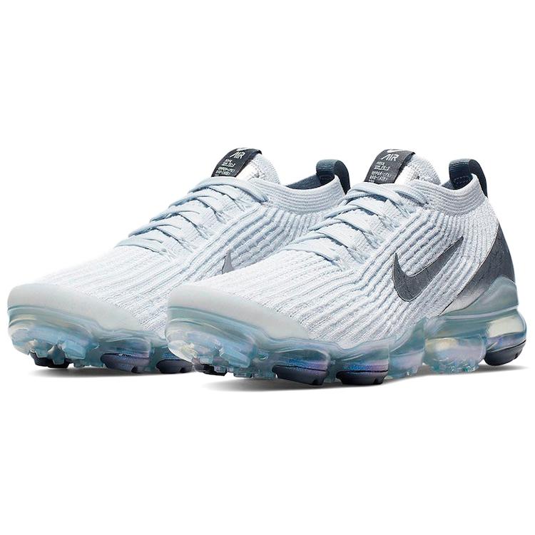 Nike Air VaporMax Flyknit 3 Белый Отражающий Серебристый Женские AJ6910-101