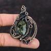 Copper Seraphinite Pendant Copper Wire Wrapped Pendant Designer Pendant Handmade Pendant Wire Wrap Jewelry For Gift Gemstone Copper Jewelry