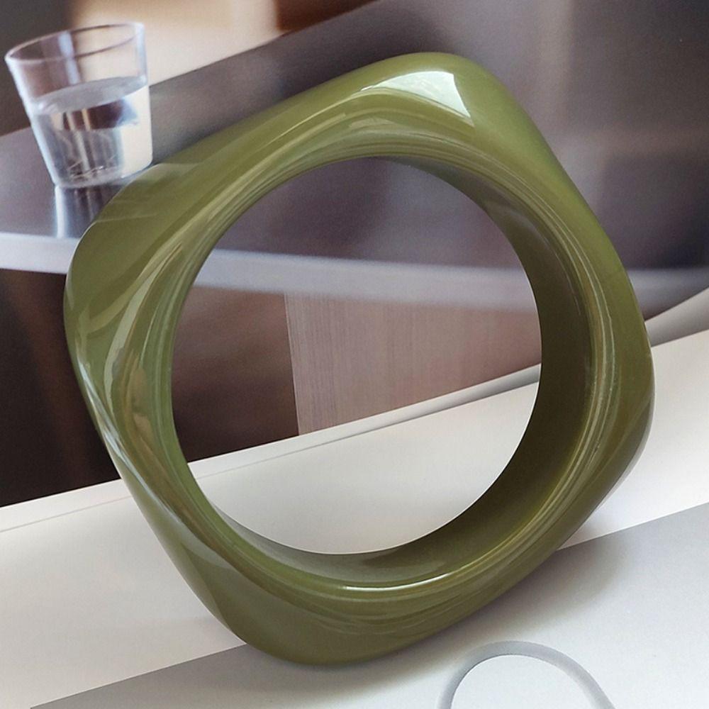 Богемный акриловый браслет в европейском американском стиле ретро-кольцо на руку нестандартный широкий браслет для женщин