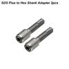 SDS Plus конвертер в шестигранный хвостовик 1/4 шестигранный конвертер электрический молоток держатель бит отвертка гнездо ударный гайковерт