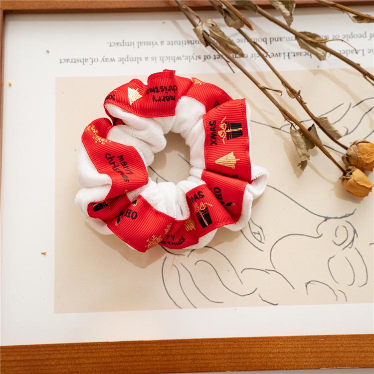 Осенне-зимняя бархатная рождественская лента для волос и повязка на голову