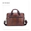 BULLCAPTAIN 2024 New Real Leather Vintage Men's Messenger Bag/casual Business Bag Fashion Cowhide Male Commercial Briefcase