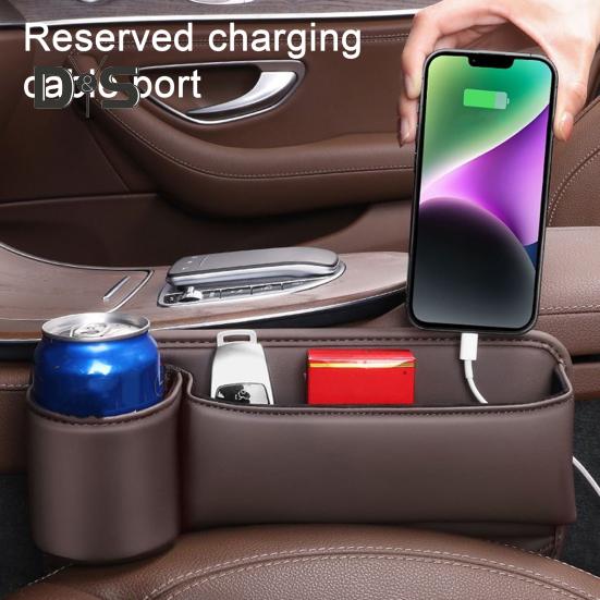 1 шт/2 шт автокресло заполнитель зазоров органайзер искусственная кожа держатель для стакана зазор сумка универсальная автомобильная консоль боковой дополнительный ящик для хранения очков телефонов ключей карт