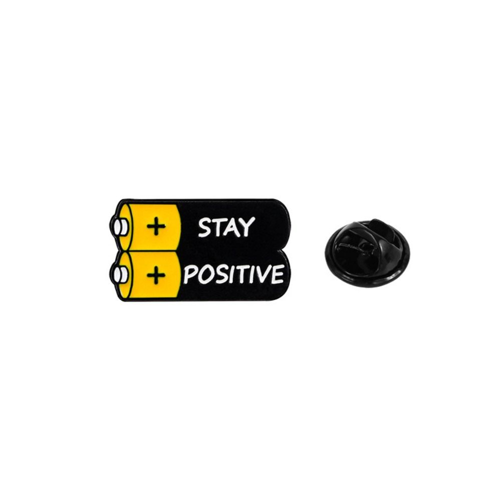 Индивидуальная забавная брошь с буквой уровня заряда батареи, декоративные аксессуары, милая эмалевая булавка, подарки