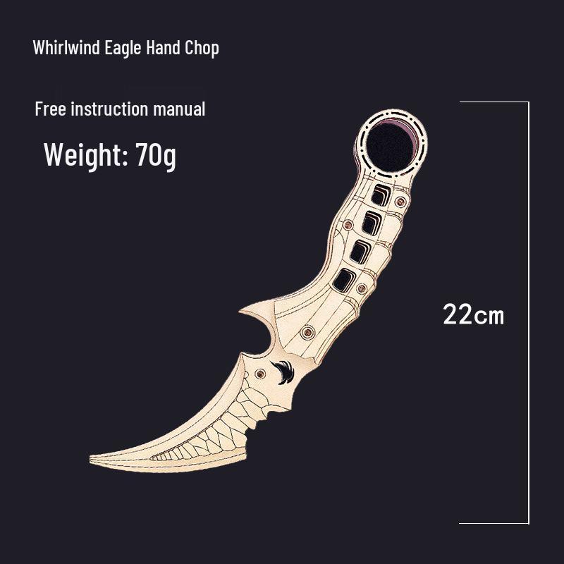 Handmade Wooden 3D Puzzle Toy - DIY Assembly Model for Kids