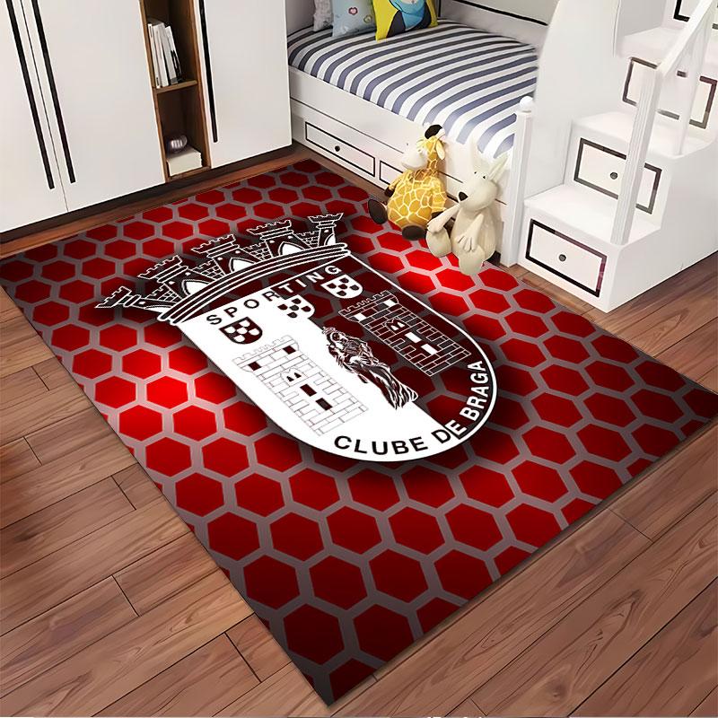 Sporting Clube de Braga Crest suitable as a non-slip mat for the living room or bedroom sofa