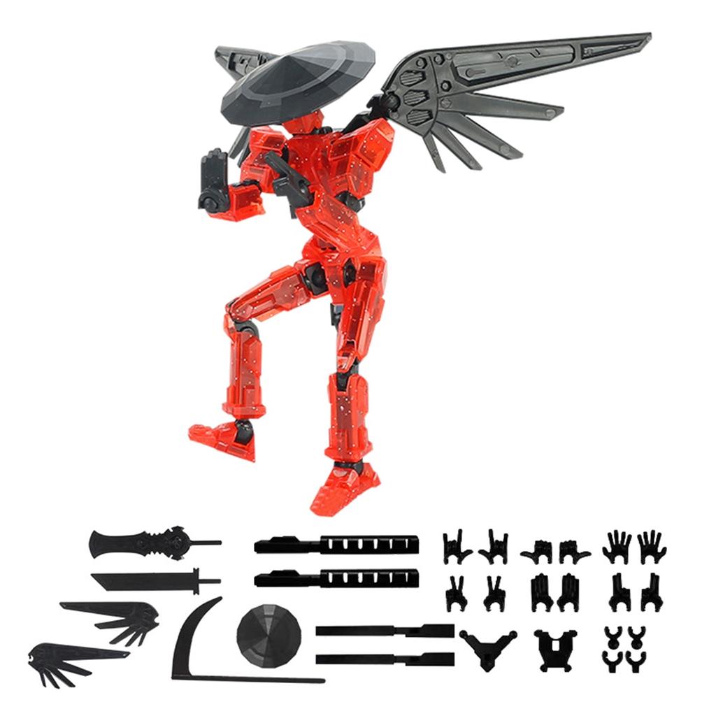 Joint Movable 3d Printed Doll Toy, Creative Decompression Desktop Ornament