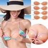 ECMLN Sexy Strapless Backless Invisible Adhesive Silicone Gel Bra Plunge Seamless Intimates Underwear