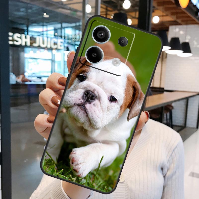 Чехол с французским бульдогом для Xiaomi Redmi Note 14 Pro 10 11 12 13 15 Pro Plus Redmi 15C 14C 10C 12C 13C 15